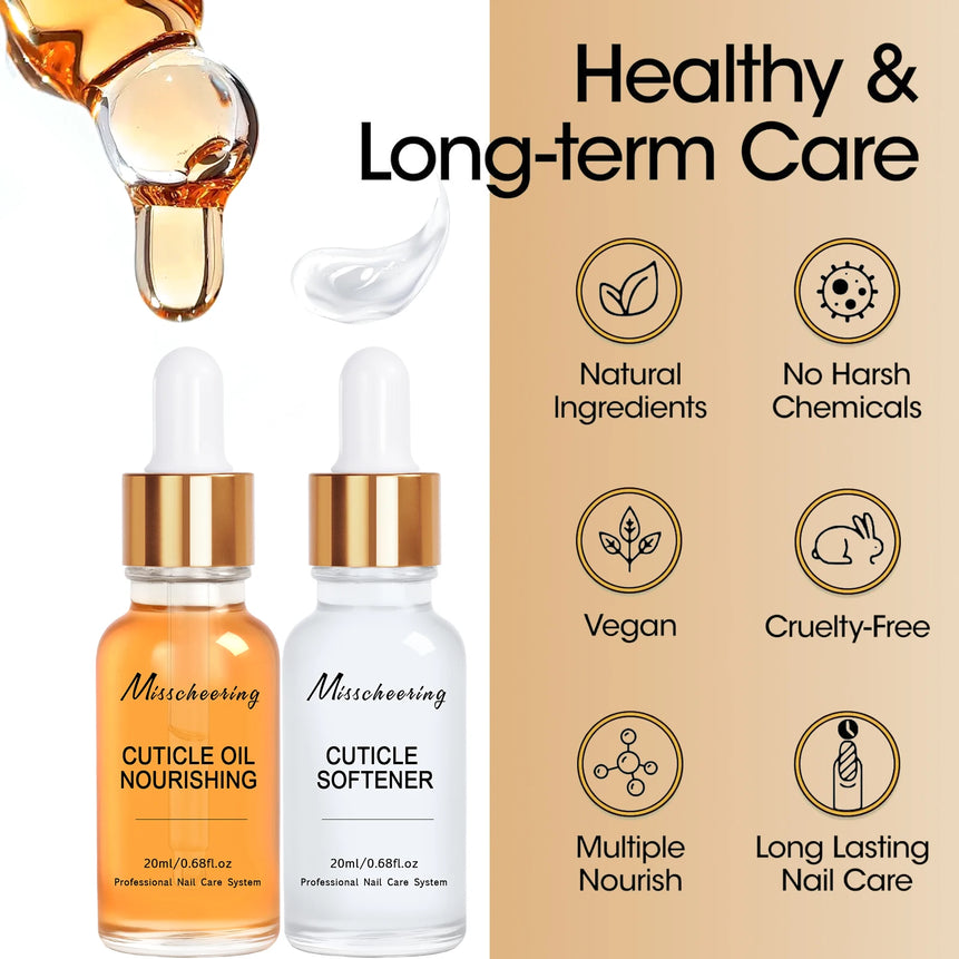 20ml Cuticle Nutrient Oil Nourish Restore Damaged Nails Vitamin Nail Care Oil Soften Moisturizes Strength