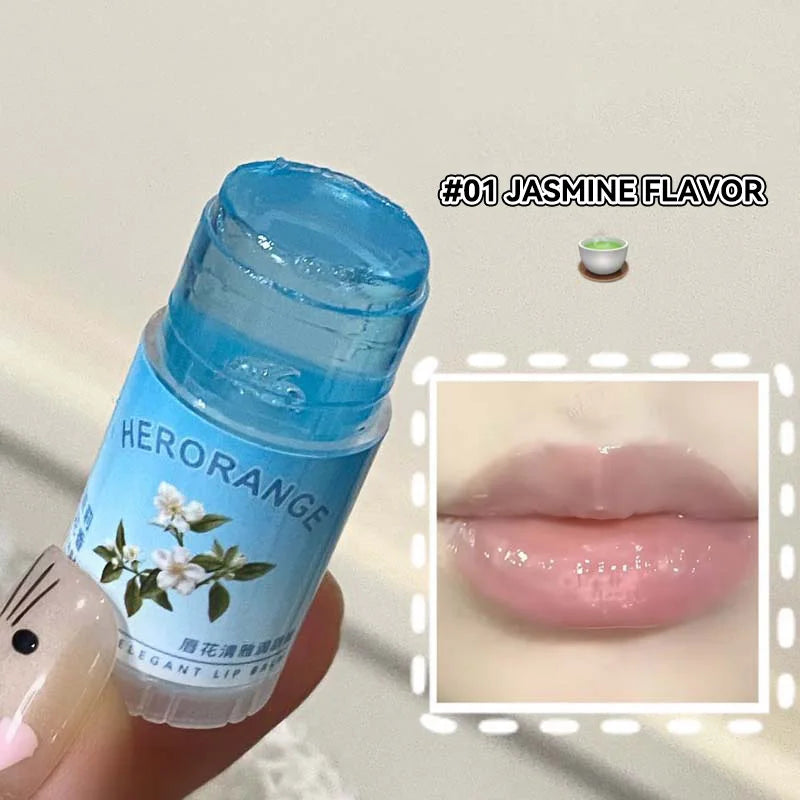 Herorange Lip Balm: Elegant and Moisturizing, Deeply Hydrating, Prevents Chapped Lips, a Must-Have for Autumn and Winter, Improves Lip Lines, Tinted Version, Naturally Enhances Makeup, Perfect for Daily Use and Commuting.