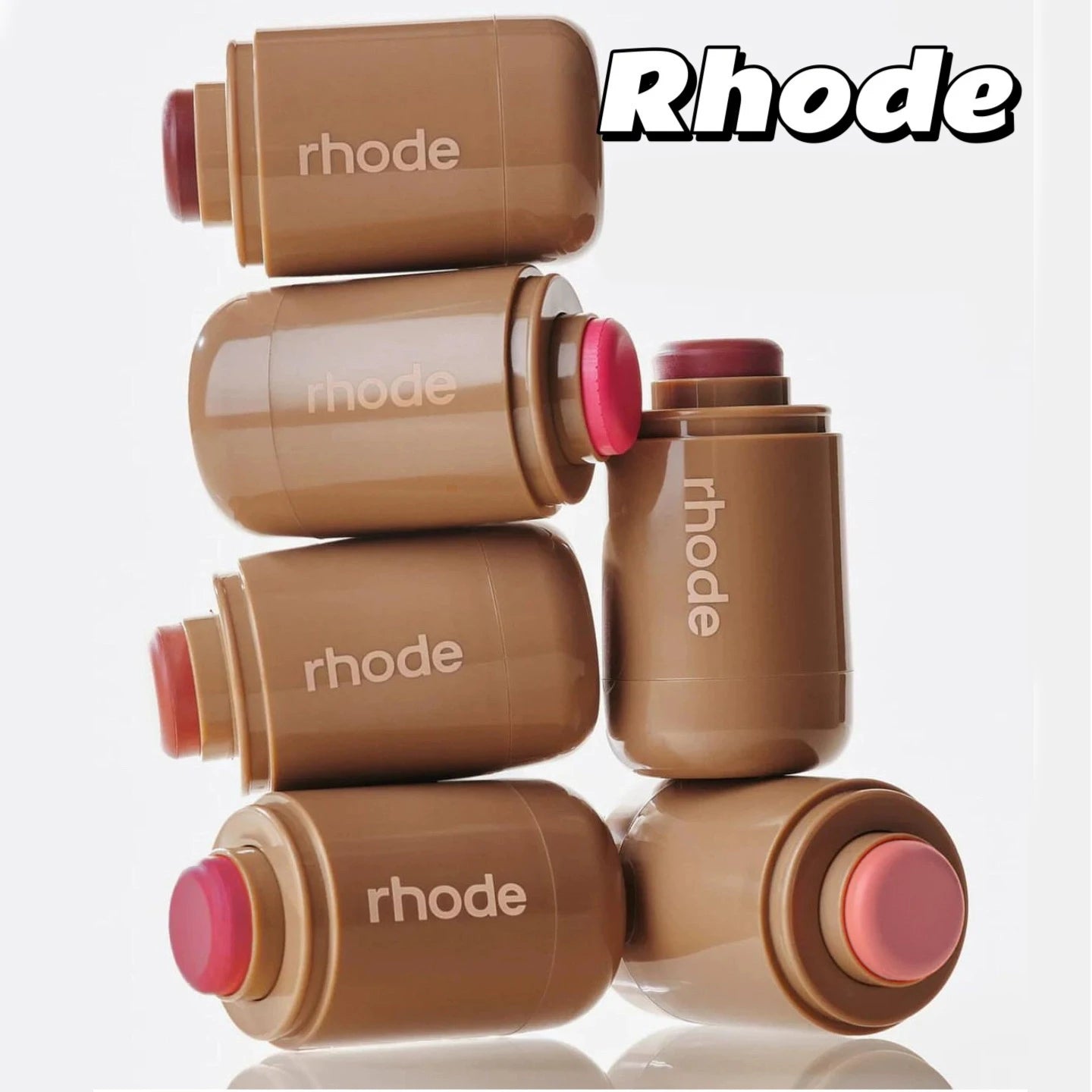 Brand Makeup Blusher Rouge Powder Pocket Blush Cheek Hydrating Stick Natural Cream Cheek Easy Apply Color