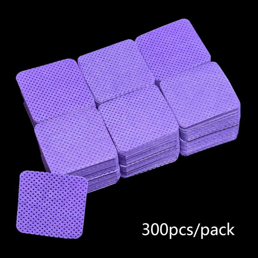 Lint Free Nail Wipes Nail Polish Remover Eyelash Extension Glue Cleaning Wipes Absorbent Soft Removal Tool for Nail Art
