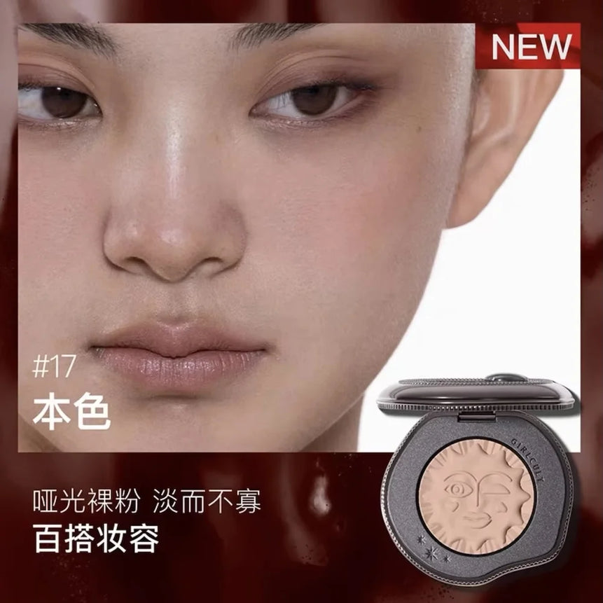 Girlcult Emotional Powder Blush Black Fuwa Cream Blusher Highlight Expansion Color White Nude Color Fine Matte Cold Natural