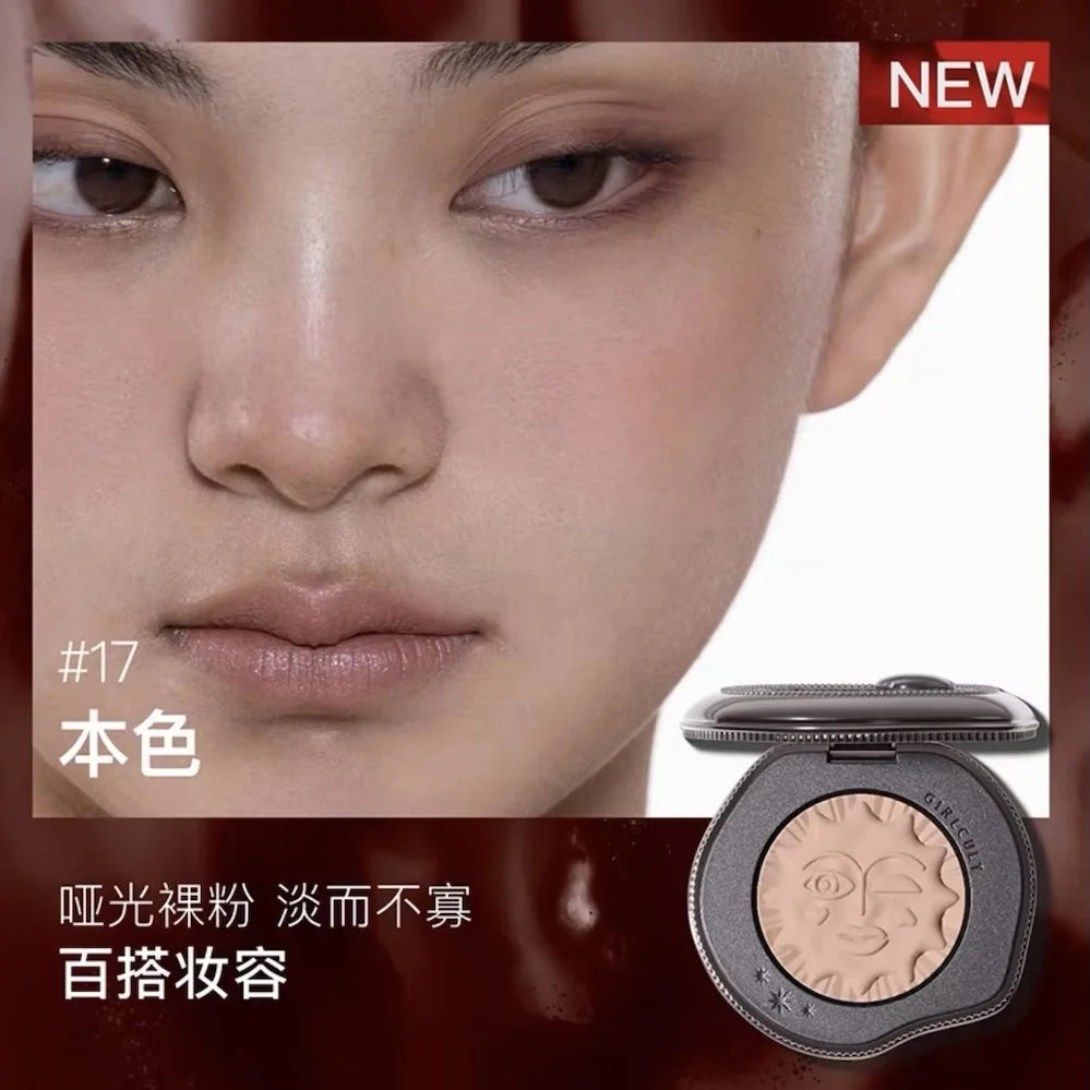 Girlcult Emotional Powder Blush Black Fuwa Cream Blusher Highlight Expansion Color White Nude Color Fine Matte Cold Natural