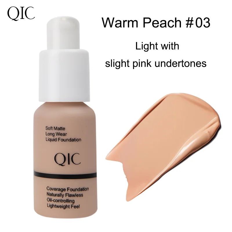30ml Liquid Foundation | Concealer, Naturally Flawless, Matte, Oil-Control, Waterproof, Long-Lasting Makeup