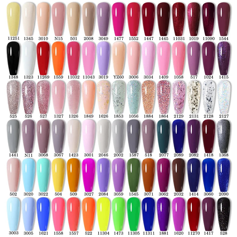 Arte Clavo 15ml Rose Red Pink Color Gel Nail Polish Autumn Winter Hot Sale Long Lasting Soak Off For Manicure Nail Art Gel