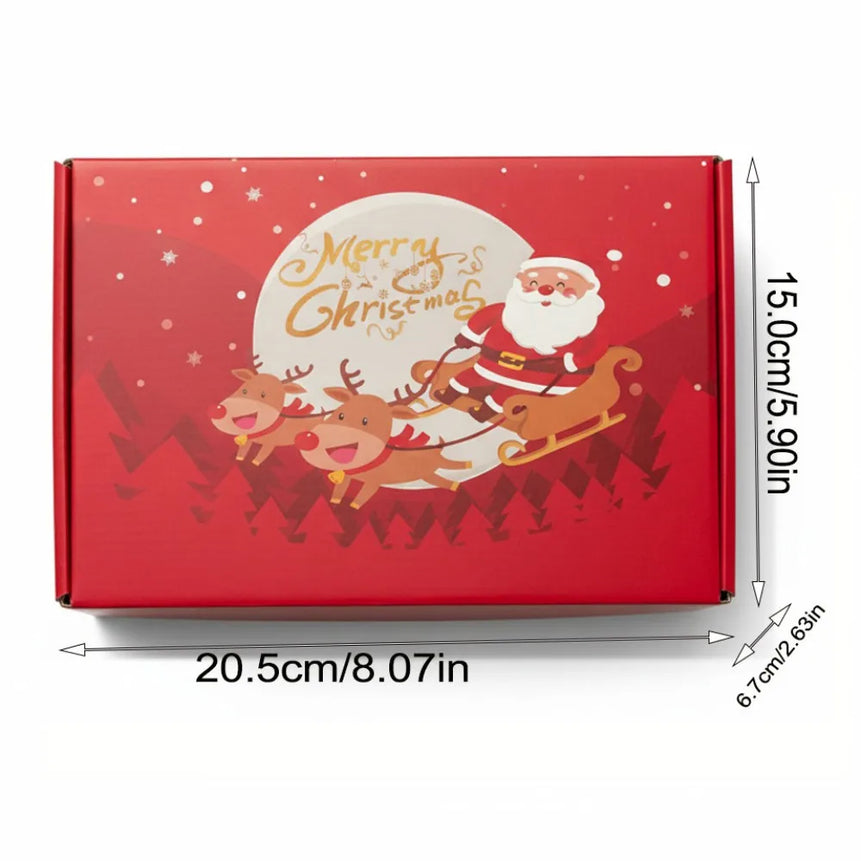 Christmas Beauty Gift Box Includes Lip Color, Lip Glaze, Lipstick, Lipliner, Durable Easy Makeup Color Suit