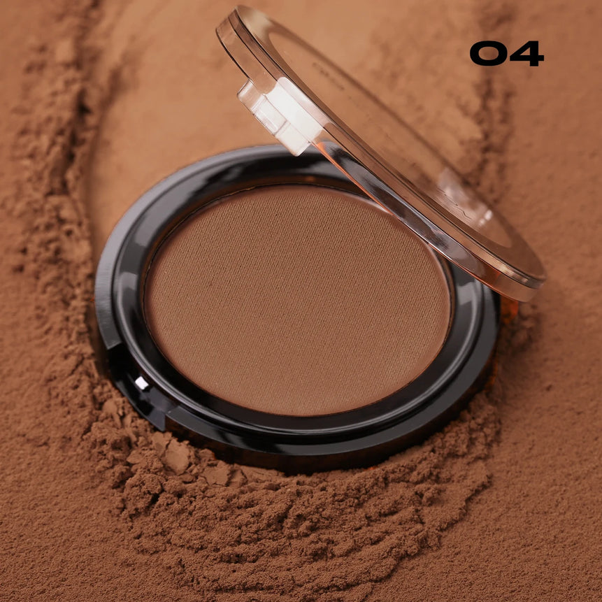 Professional Matte Contour Powder Palette - Long-Lasting Bronzer & Highlighter Makeup Kit for 3D Face Shaping,