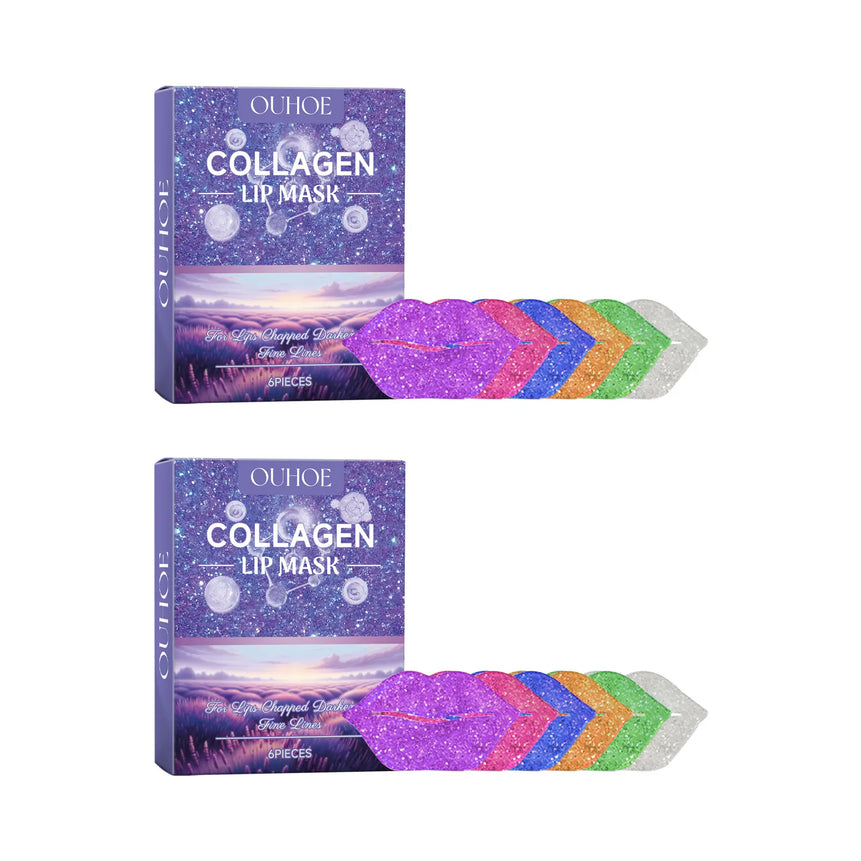 Collagen Lip Patches Mask Hydrating Firming Nourish Smooth Plumper Brighten Repair Moisturizing Lips Gel Pads Skin Care Products