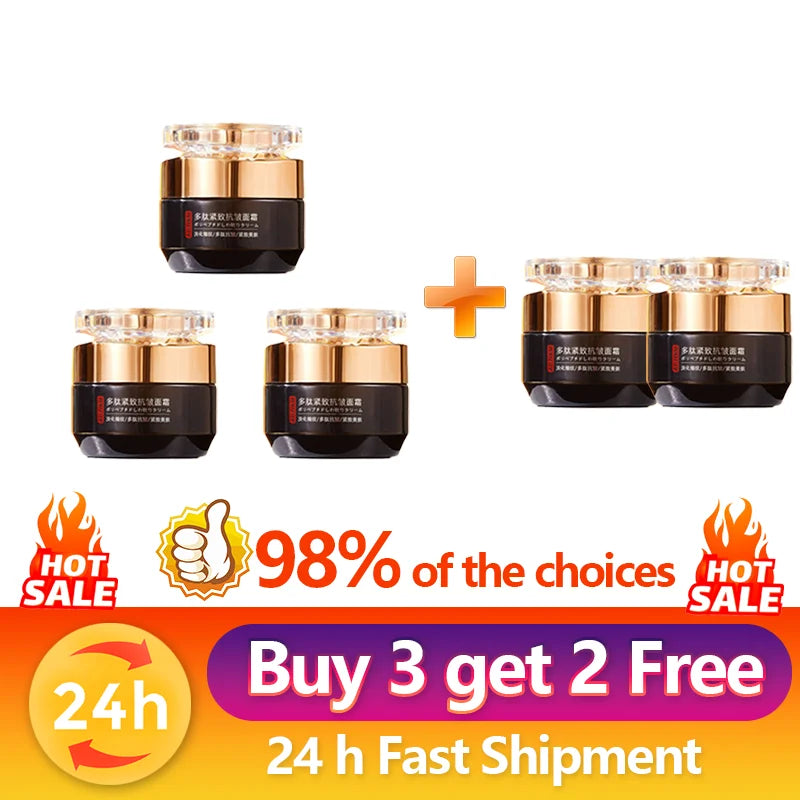 Peptide Anti Wrinkle Firming Cream Fades Fine Lines Brightens Skin Tone Moisturizes Hydrates Improves Dull Skin