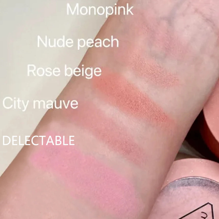 3CE Mood Recipe Face Blush,Silky Powder,Blendable,Natural Color Payoff,Long-Lasting Wear,Complete Makeup,K-Beauty,Korean Makeup