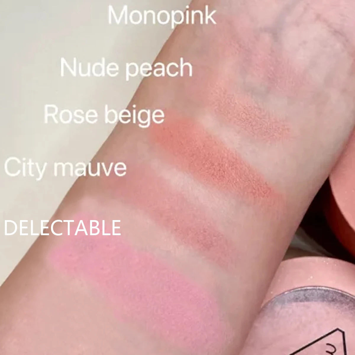 3CE Mood Recipe Face Blush,Silky Powder,Blendable,Natural Color Payoff,Long-Lasting Wear,Complete Makeup,K-Beauty,Korean Makeup