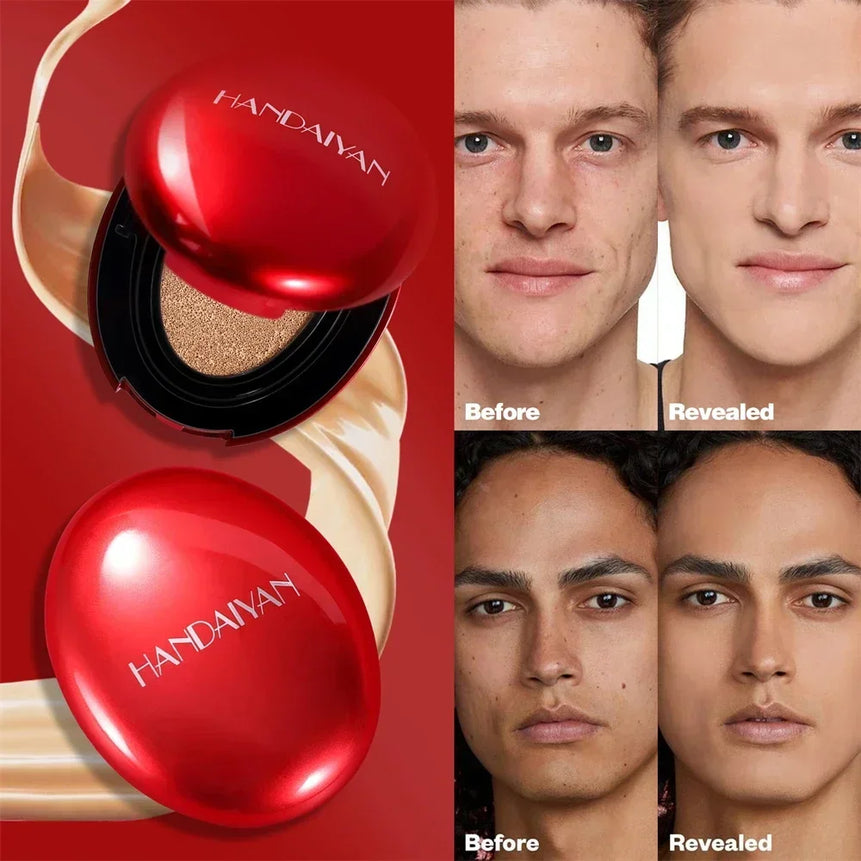 Air Cushion Foundation Light Cream Natural Moisturizing Whitening Oil-control Women Base Long-lasting Makeup Korean Cosmetic