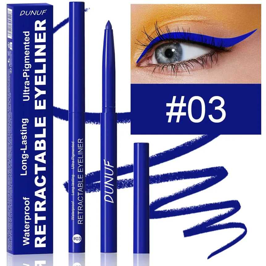 Quick-drying Eyeliner Waterproof Liquid Eyeliner Gel Pen Colourful Pigment Long Lasting Smooth Pencil Eye Beauty Makeup Cosmetic