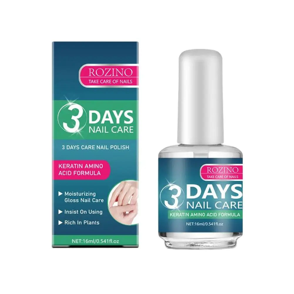 ROZINO 3 Days Nail Care Serum Repair Nail Fungus Paronychia Relieve Cracked Damaged Toenails Strengthener Nail Care Serum 1PCS