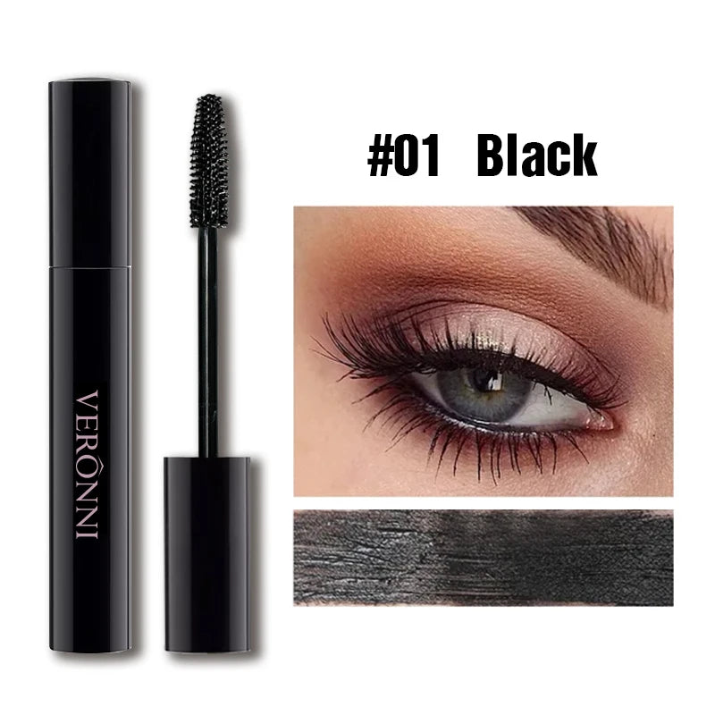 3D Mascara Lengthening Black Lash Eyelash Extension Eye Lashes Brush Beauty Makeup Long-wearing Gold Color Mascara