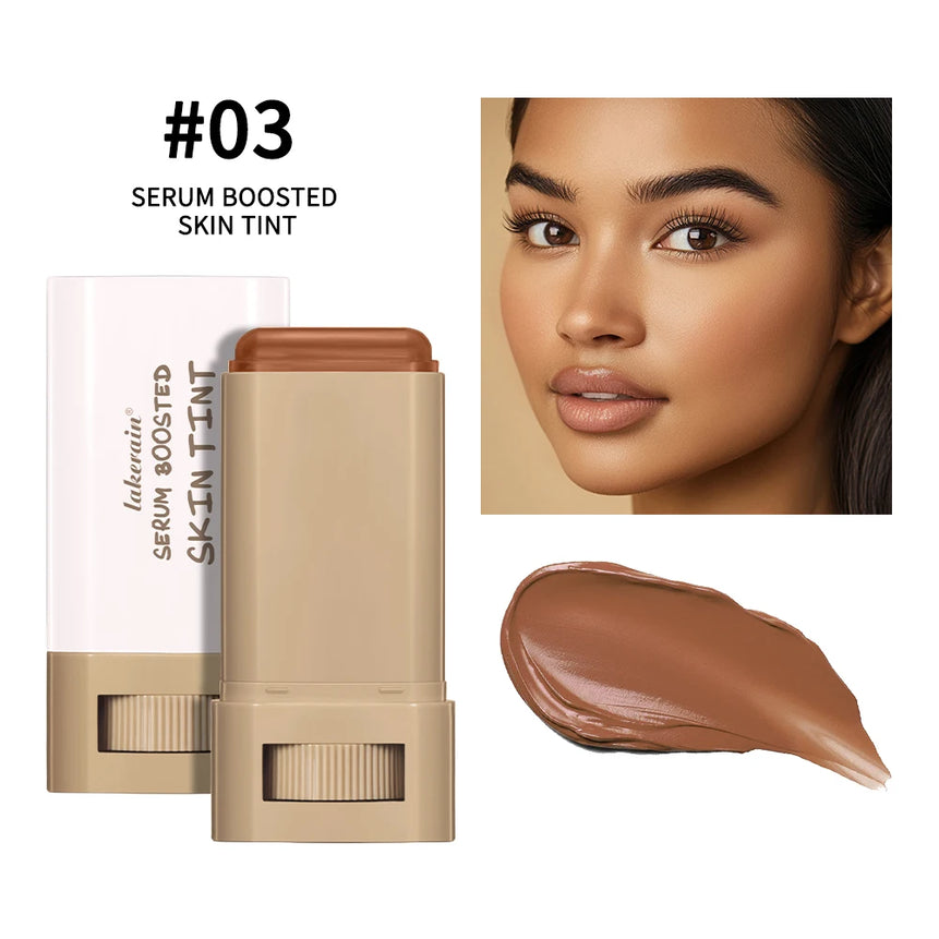 Skin Tint Stick Waterproof Nourishing Solid Tinted Serum Foundation Skin Tint Balm Face Tinted Face  Stick Makeup