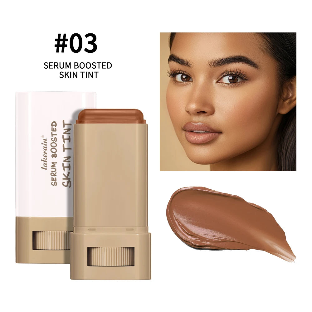Skin Tint Stick Waterproof Nourishing Solid Tinted Serum Foundation Skin Tint Balm Face Tinted Face  Stick Makeup