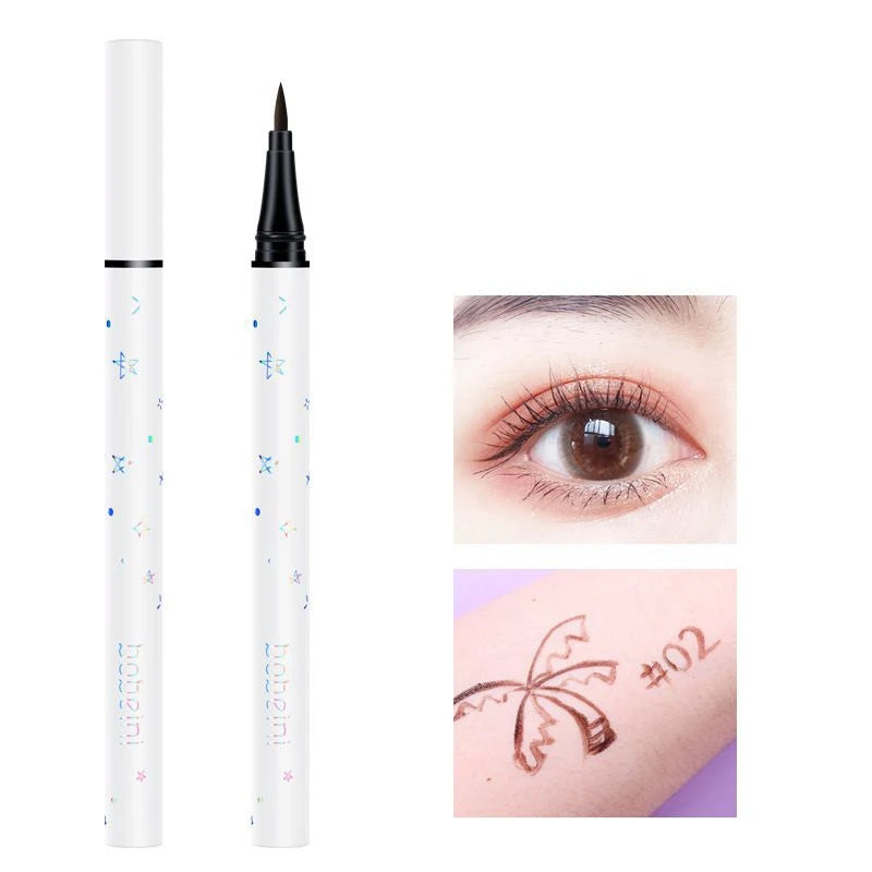 Black / Brown Liquid Eyeliner Waterproof Long Lasting Eye Liner Pencil Quick Drying Not Bloom Natural Eyleliner Pen Makeup