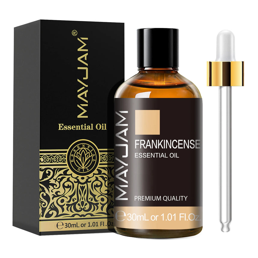 MAYJAM 1PCS 30ML Aromatherapy Essential Oil Lavender Vanilla Jasmine Eucalyptus Peppermint Aroma Oil for Diffuser Candle Soap