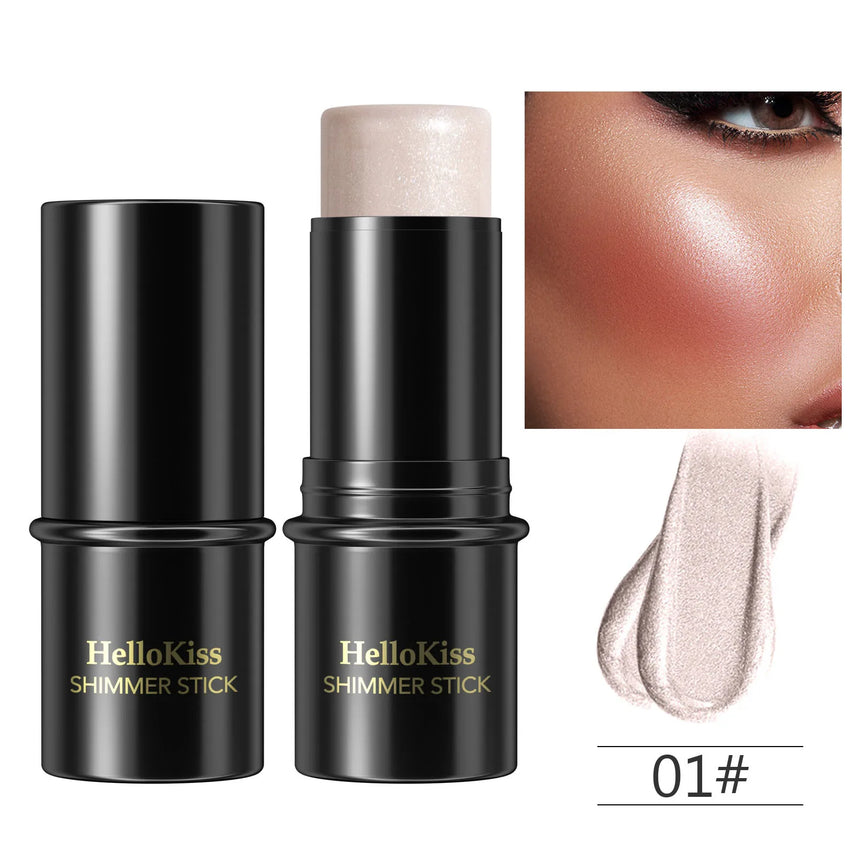 Highlighting&Bronzer Stick Face Brightening Blusher Rouge Concealer Pen Long Lasting Corrector Nose Shadow Contouring Cosmetics