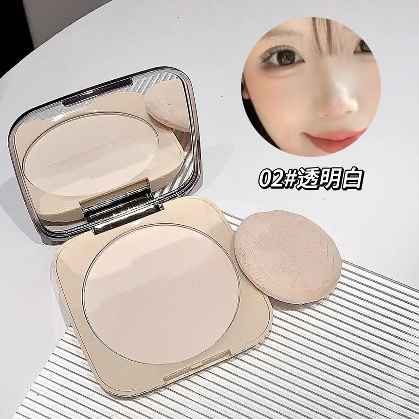 kakashow Setting Powder Oil Control Makeup Setting Brightening Skin Tone Setting Powder With Mirror Compact Portable Makeup