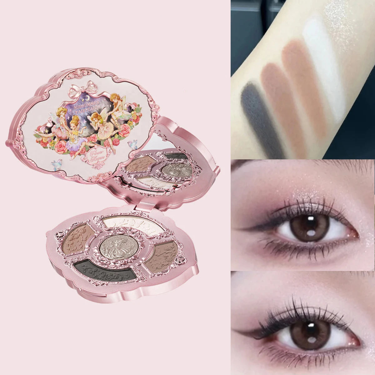 Flower Knows 2026 Bunny Garden Makeup Palette Cute Rabbit Themed Eyeshadow Blush Highlight All In One Cosmetic Collection