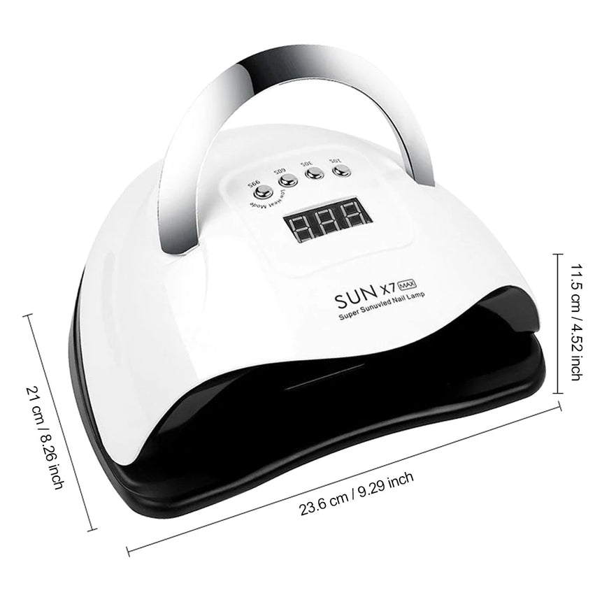 UV LED Nail Lamp,Gel Nail Dryer with Auto Sensor 57 LED Fast Curing Smart Polish Dryer for Gel Nails Professional Manicure Tool
