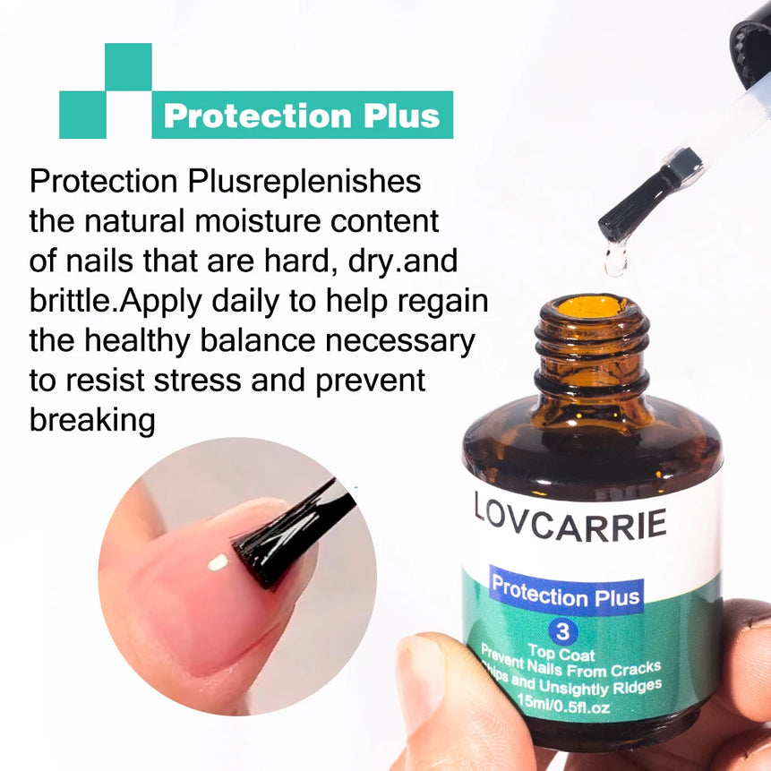 LOVCARRIE Keratin Nail Treatment Growth Formula Protein Normal Nail Strengthener Top Repair Serum Liquid 15ML Healthy Care Toe