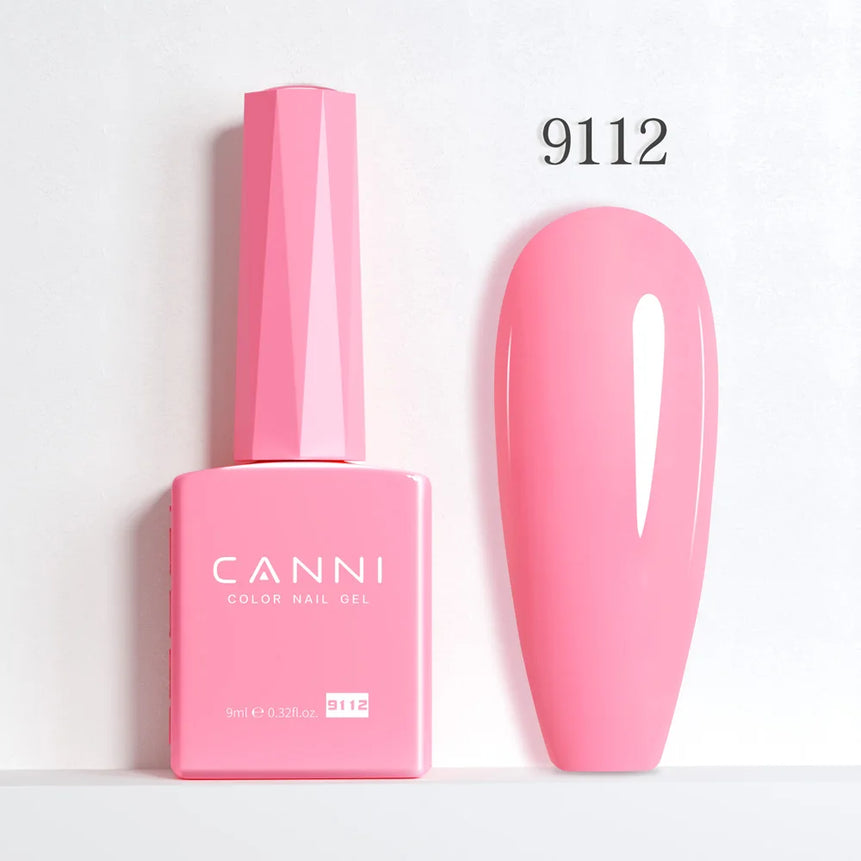 9ml CANNI HEMA/TPO FREE Nude Pink Color Nail Gel Polish Full Coverage Semi Permanent Long Wear Top Coat Venalisa Gel Varnish