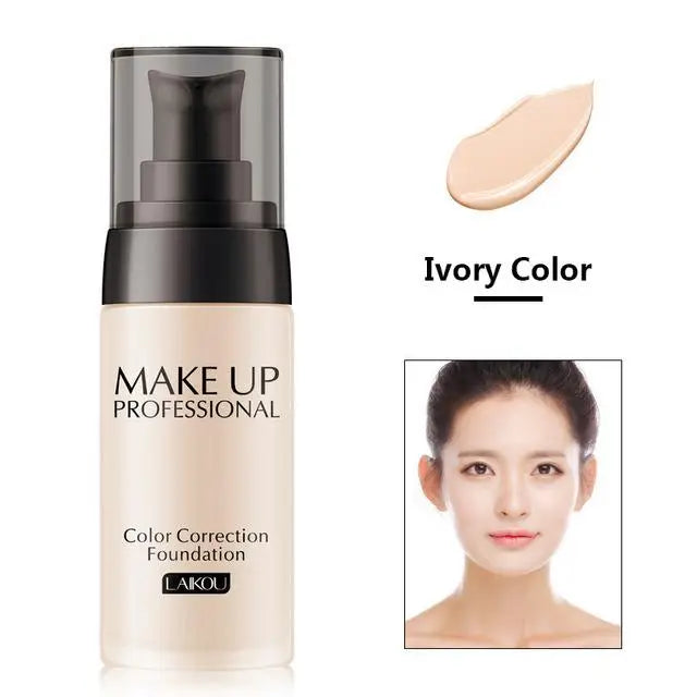 LAIKOU 40g Liquid Foundation | BB Cream, Concealer, Moisturizing, Oil-Control, Whitening, Waterproof Face Makeup Base