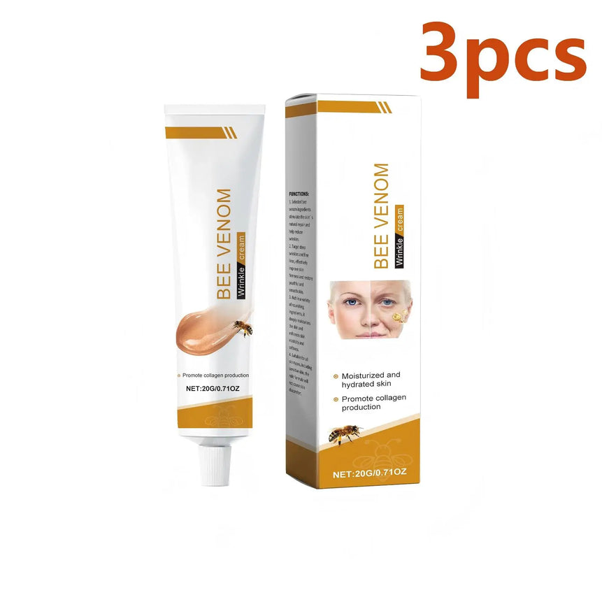 Bee Venoms Cream Moisturizing Skin Elasticity Increased Reduce Fine Lines Deep Hydration Face Care Anti Aging Cream for Woman