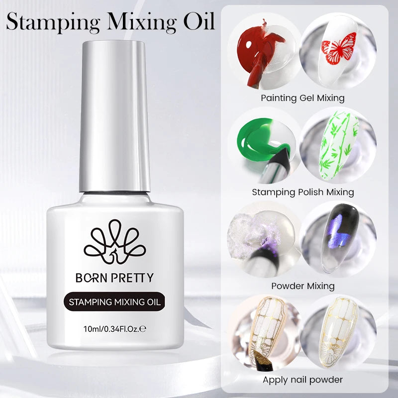 BORN PRETTY 10ml Black Glass Cat Magnetic Gel Nail Polish Silver Gold Glitter Semi Permanent Soak Off UV LED Gel Varnish