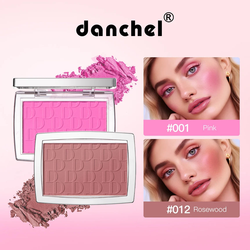 Single Color Blush Silky Texture High Color Rendering No Powder Feeling Low Saturation Long-lasting Natural Matte Blush Cream