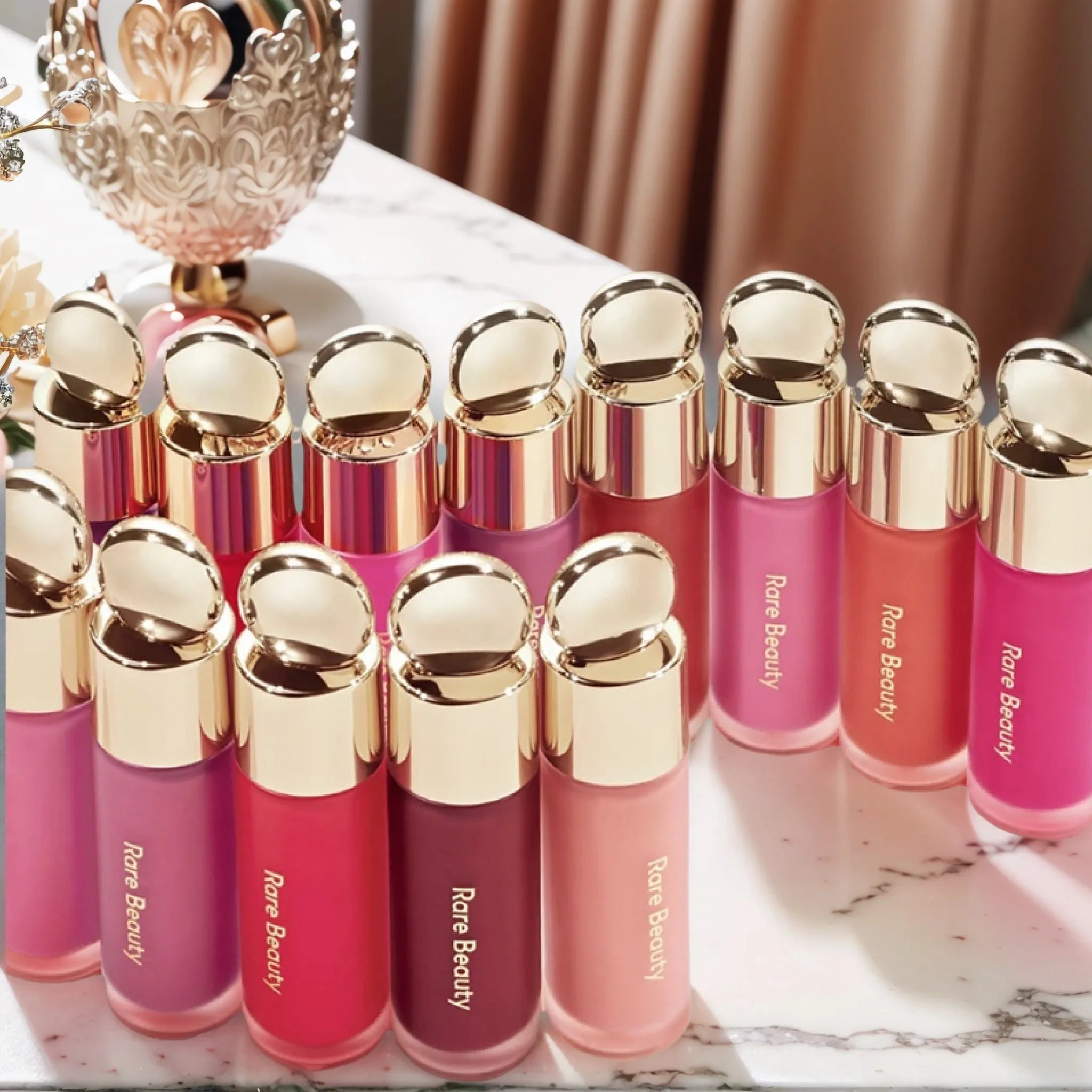 RARE Beauty Liquid Blush Lipstick Hope Eyes Cheek Blusher Waterproof Mositure Face Contour Shadow Liquid LipGloss Plump Makeup