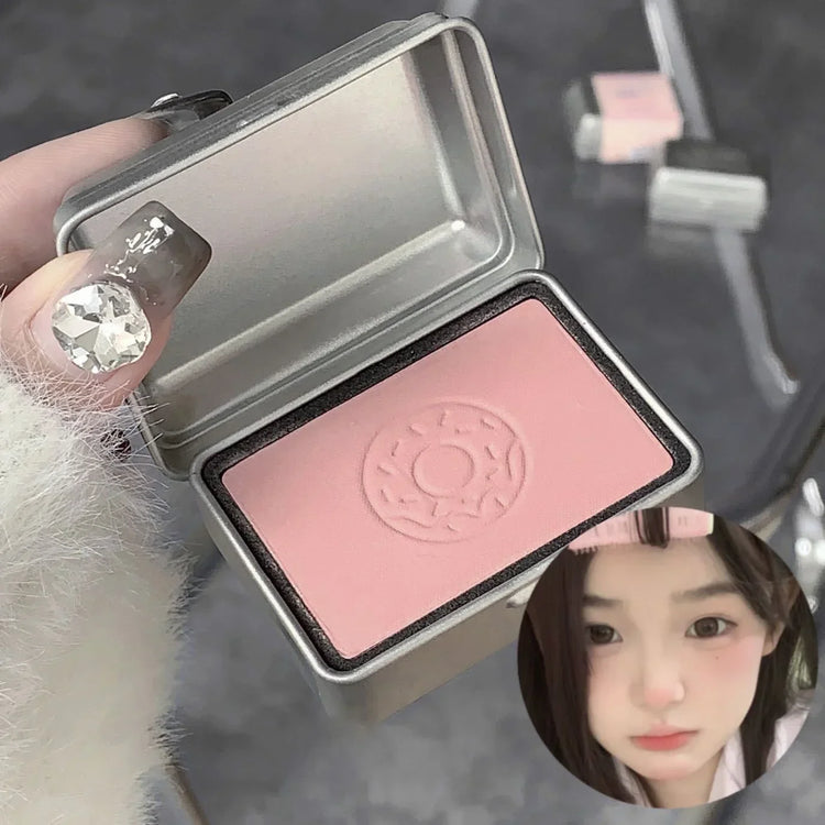 Peninsula Iron Box Blush Monochrome Drunken Rose Cheek Blusher Powder Matte Apricot Rouge Contour Palette Natural Face Makeup