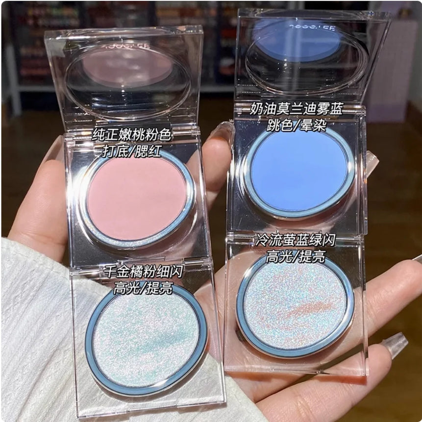 JOOCYEE Eyeshadow Single eye shadow Long-lasting blusher Natural Easy to blend matte smoked daily portable Makeup Cosmetics