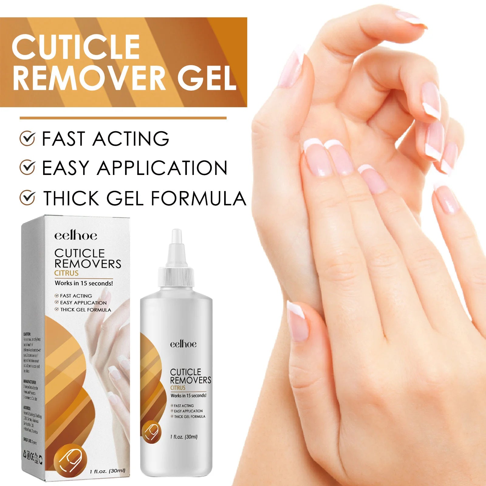 Cuticle Remover Gel Eliminating Exfoliant Thorn Keratin Remove Dead Skin Repair Damaged Moisturizing Nourishment Soften Nail Gel
