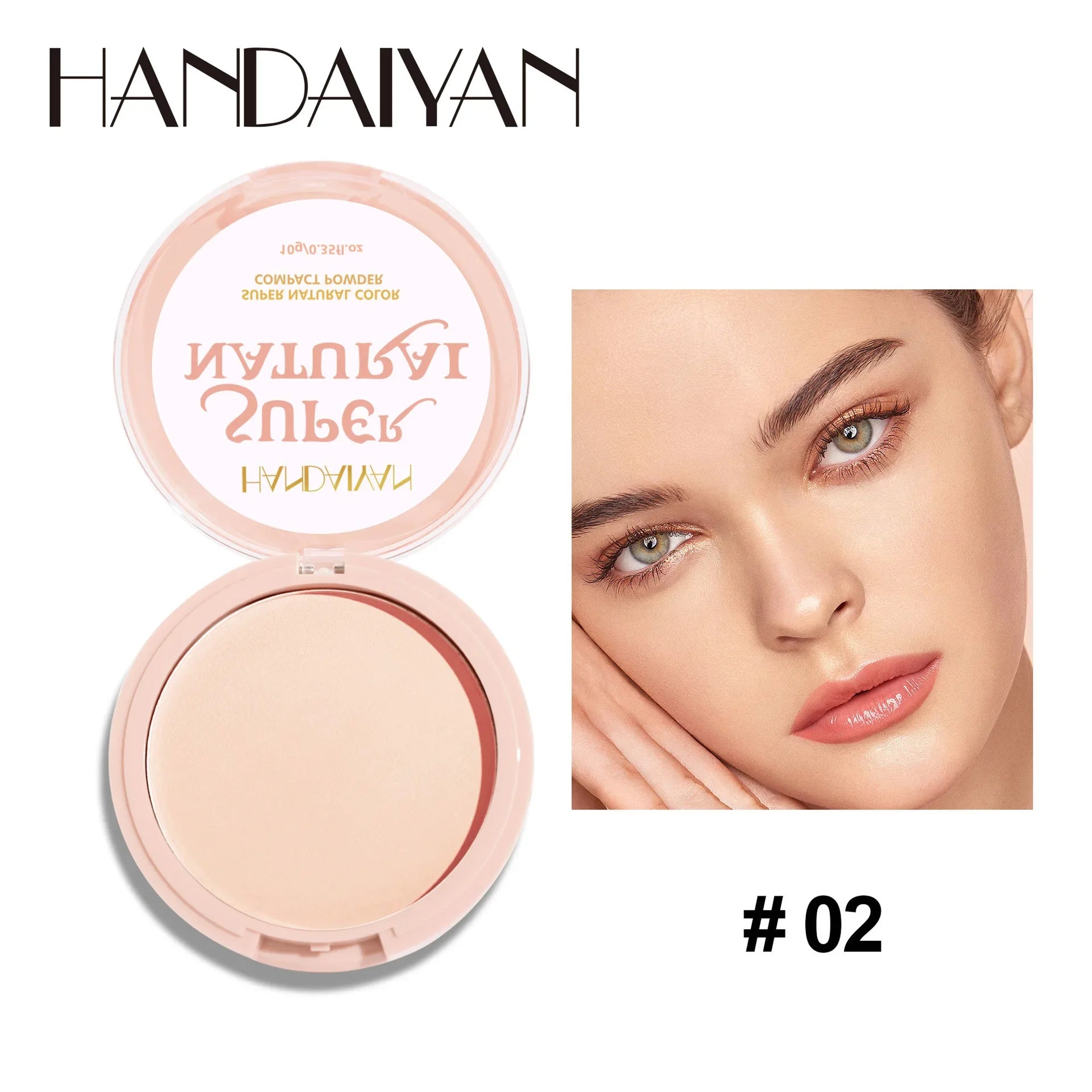 8 Color Matte Face Pressed Powder Oil Control Natural Setting Powder Foundation Full Coverage Waterproof Lasting Makeup
