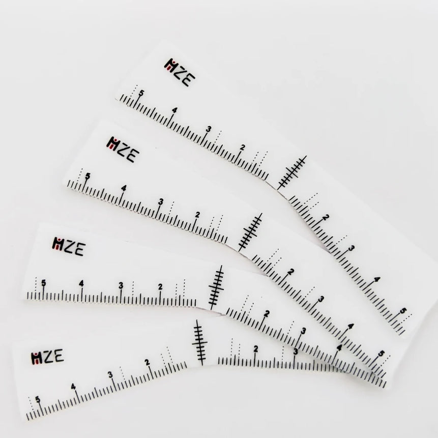 Mapping Eyebrow Ruler Stickers Microblading Adhesive Brow Measurement Stencil Brows Shaping Tools Tattooing Desgin Makeup Supply