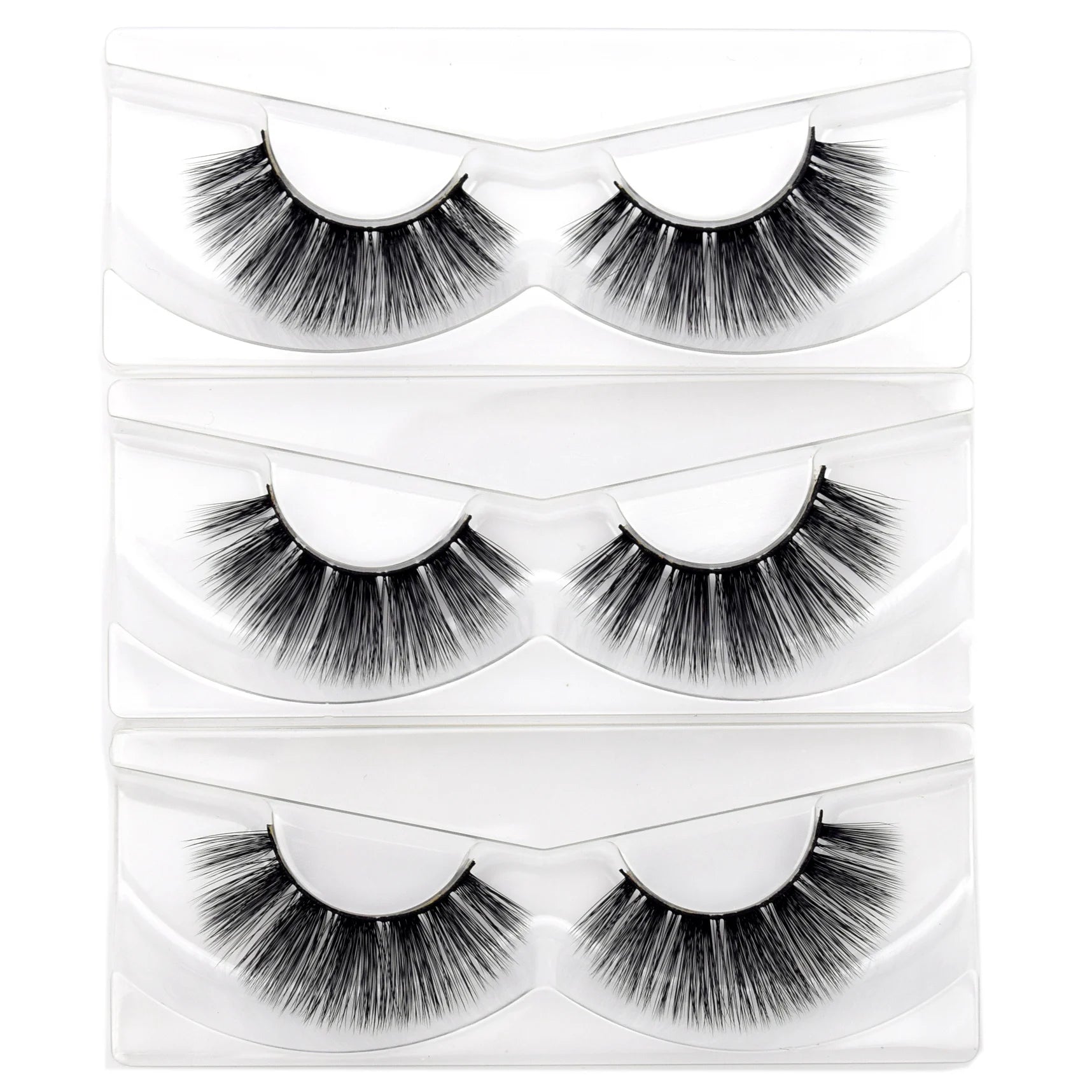 Visofree Eyelashes 3D Mink Lashes Soft Natural Handmade Cruelty Free Mink Eyelashes Lightweight  Full Strip Cilios Posticos D23