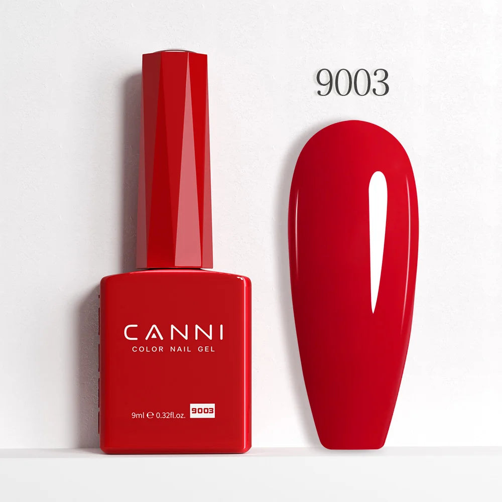 9ml CANNI HEMA/TPO FREE Nude Pink Color Nail Gel Polish Full Coverage Semi Permanent Long Wear Top Coat Venalisa Gel Varnish