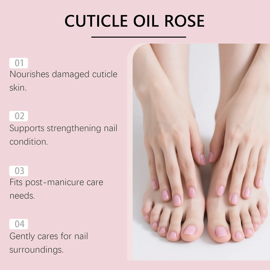 Nail Care Damaged Area Multi-Flavor Cuticle Oil Strengthens Moisturizes Nails Daily Gentle Portable Shine Smooth Care Oil