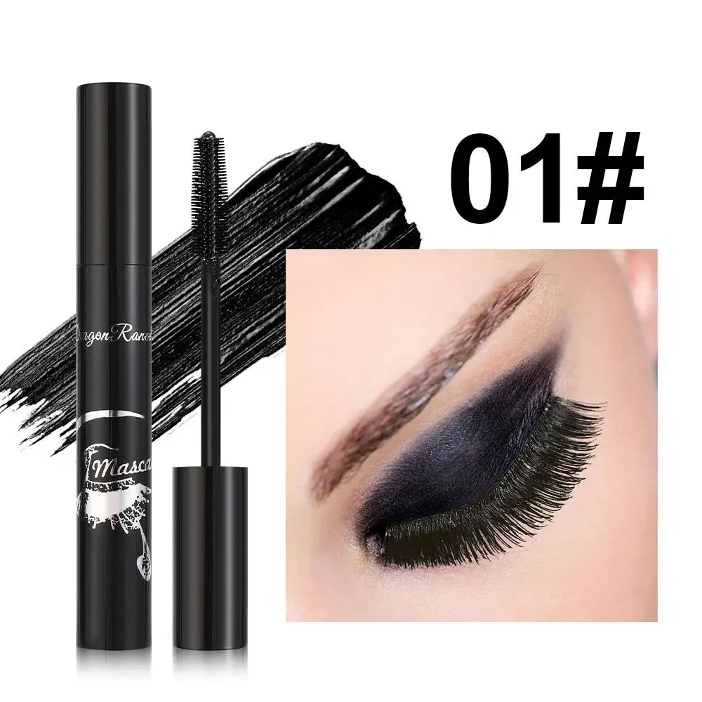Colorful Mascara Blue Gold Pink Glitter Shimmer Mascara Waterproof Lasting Thick Curling Lengthen Eyelash Extension Mascara
