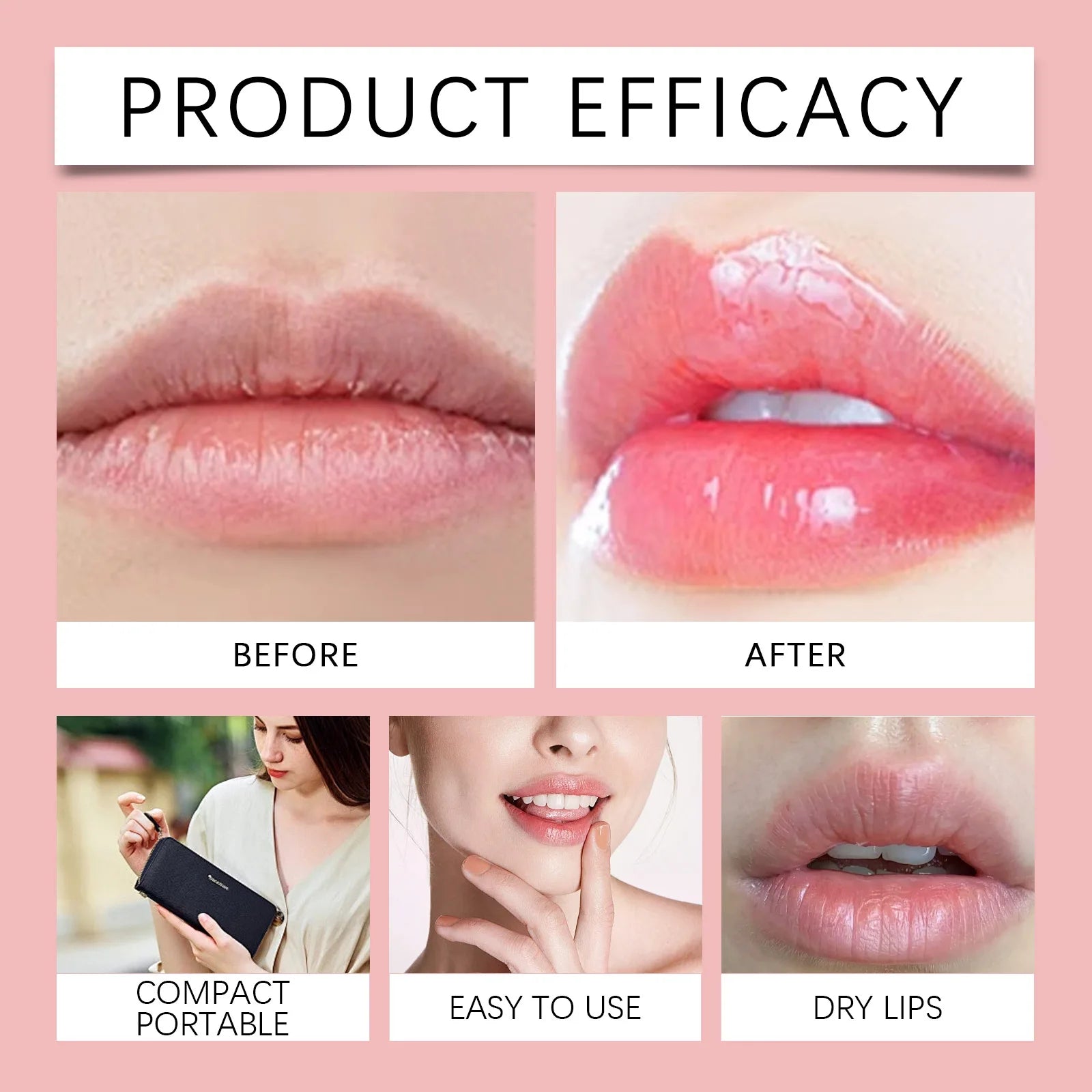 Festive Christmas Lip Balm, Intensive Hydrating & Nourishing Lip Care Formula, Soothing Lip Treatment Stick, Holiday Limited Edi