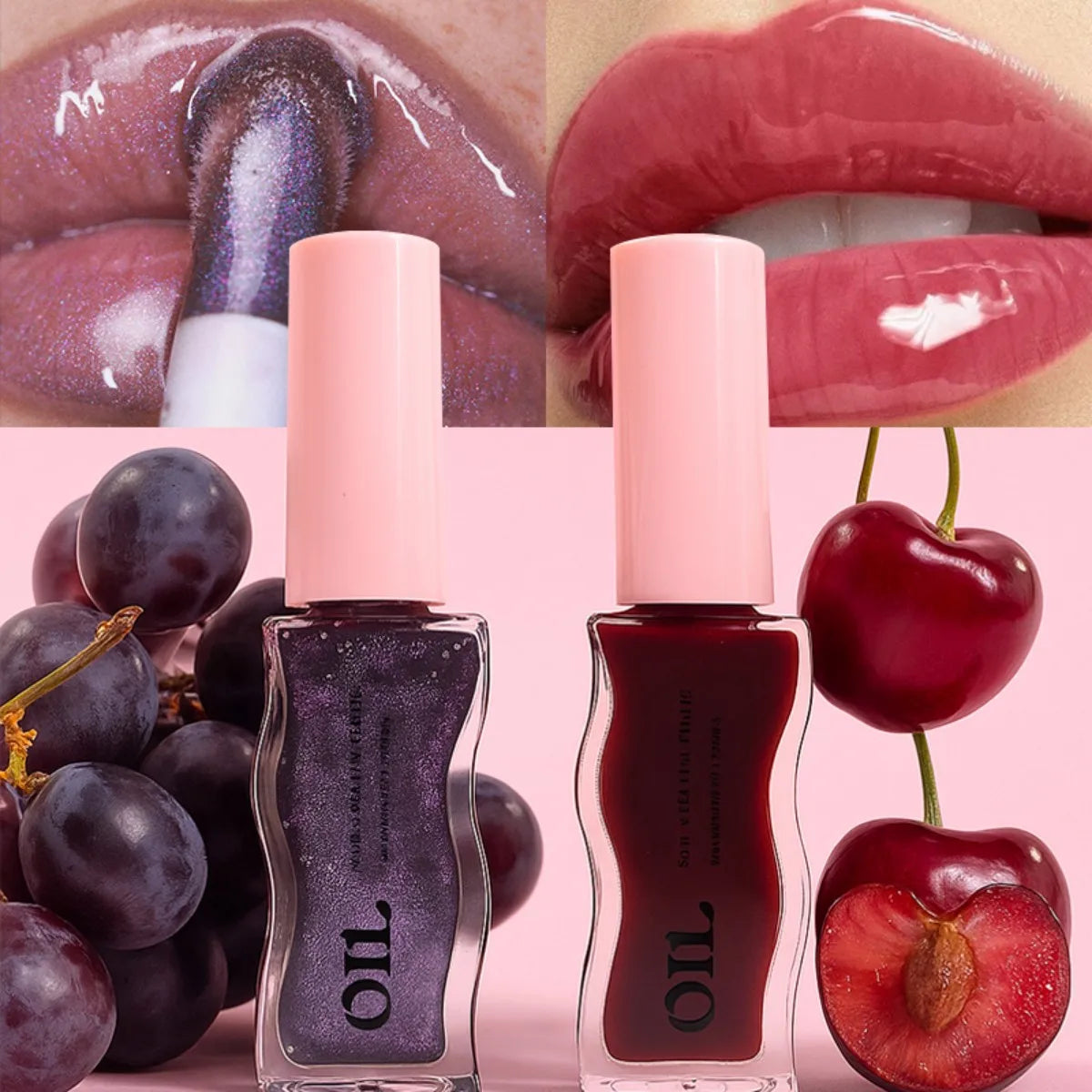 Fruit Honey Essence Lip Oil Sexy Plump Lip Jelly Grape Tinted Lip Liquid Waterproof Moisturize Oil Lipgloss Makeup Makeup