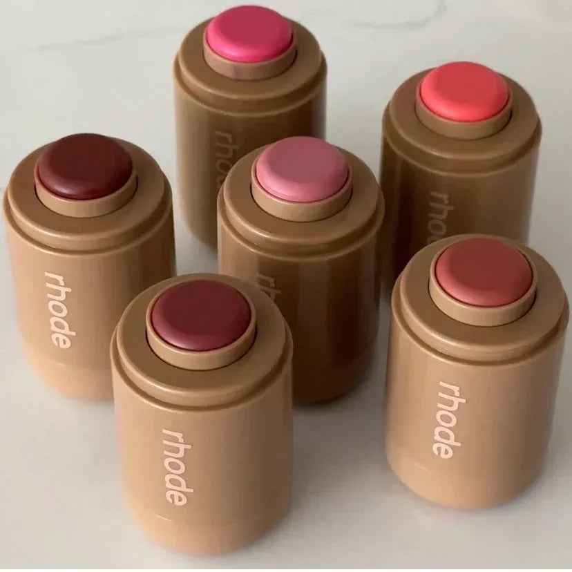 Brand Makeup Blusher Rouge Powder Pocket Blush Cheek Hydrating Stick Natural Cream Cheek Easy Apply Color