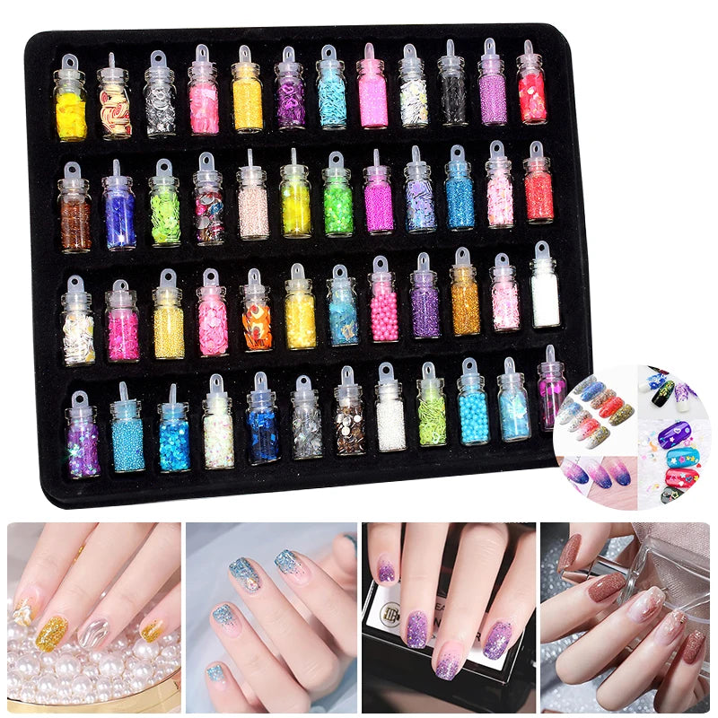 Gel Nail Polish Kit With LED Nail stove Nail Art Decorations Set Soak Off Gel Varnish Base Coat And Top Coat Manicure Tools Kit