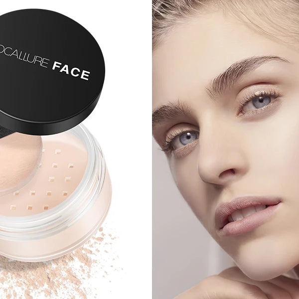 Focallure Face Loose Powder 3 Colors Ultra-Light Perfect Finishing Makeup Powder Waterproof Translucent Setting Powder Cosmetic