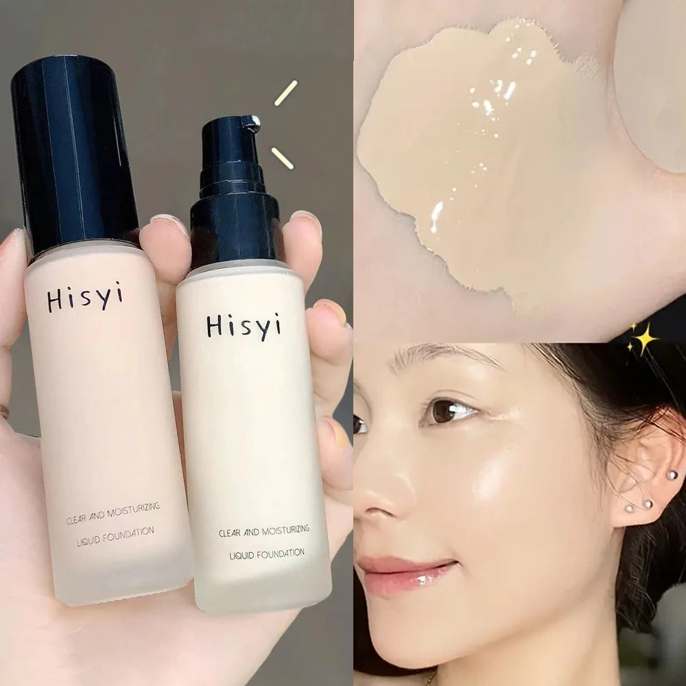 Liquid Foundation | Naturally Covers Flaws, Smooth Non-Cakey Finish, Lightweight Transparent Base, Conceals Blemishes