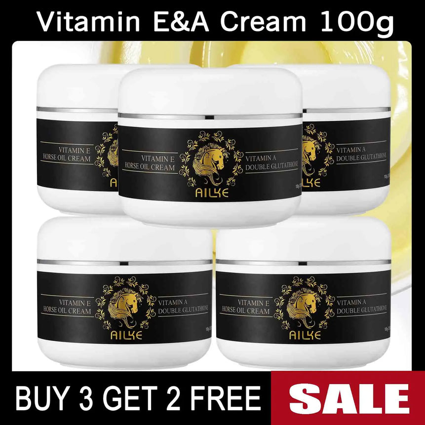 AILKE Collagen 5 in 1 Skin Care Kit, Restore Skin Elasticity, Smooth Skin, Brighten, Even Skin Tone, For Face And Body Use Set