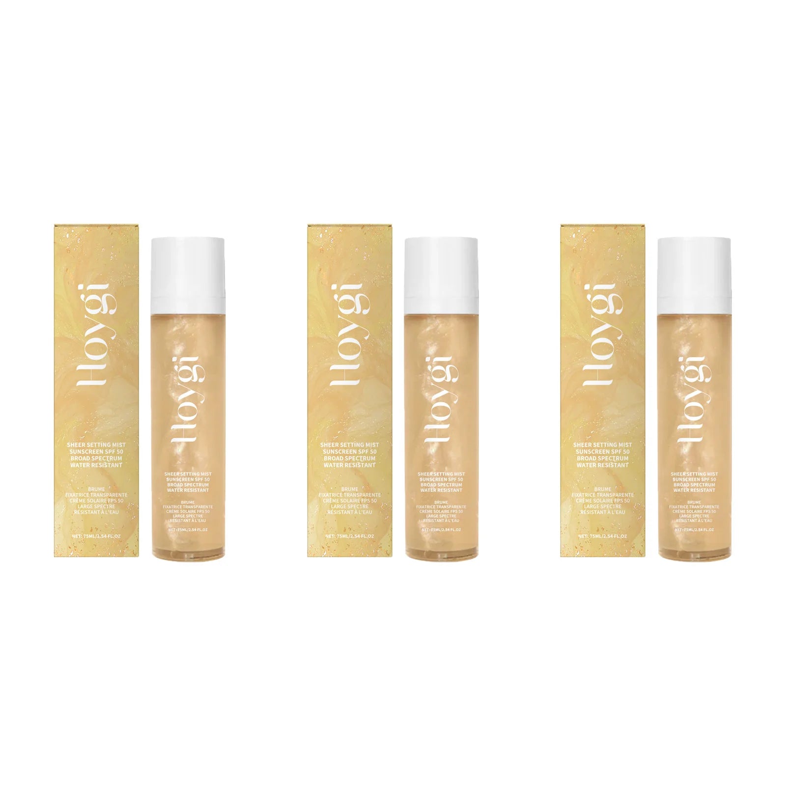 Spf 50+ Makeup Setting Spray Oil Control Natural Refreshing Waterproof Lasting Makeup Fixer Sun Protection Face Mist Cosmetics